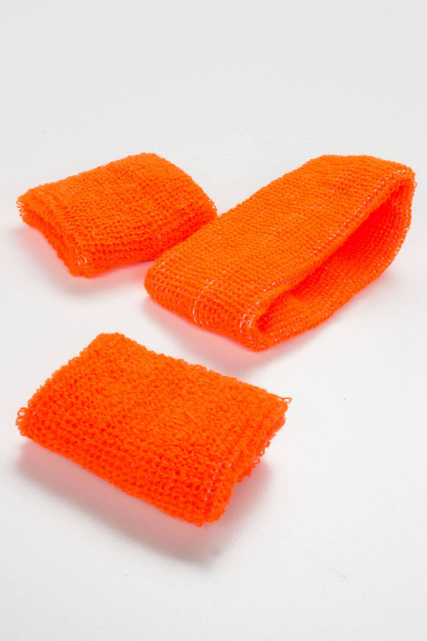 Neon Headband & Wristband Set