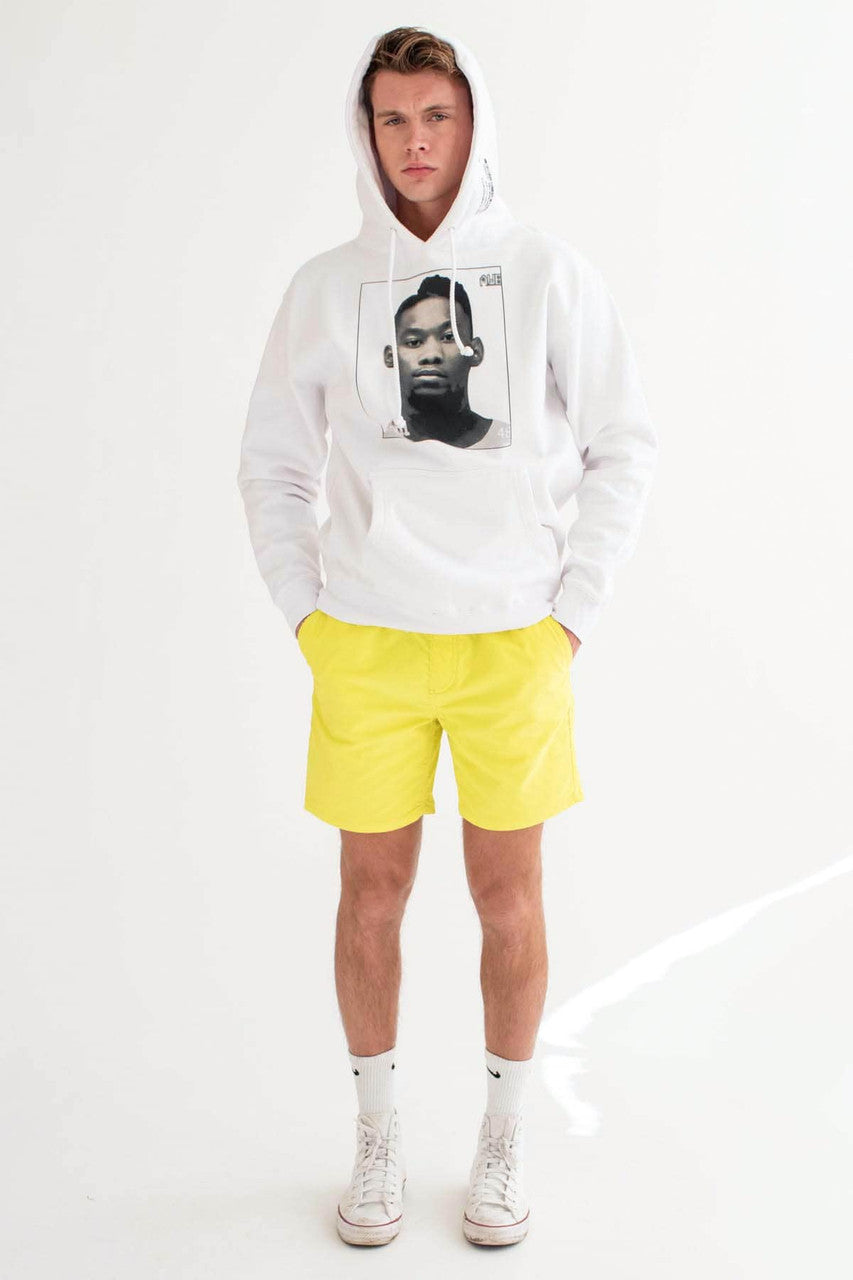 Neon Yellow Corduroy Shorts