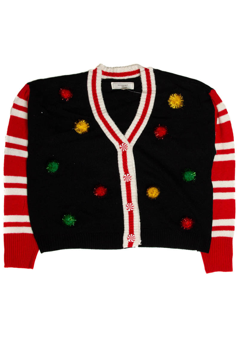 Tinsel Poms Cardigan
