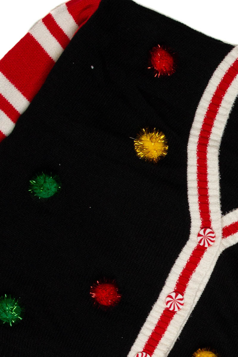 Tinsel Poms Cardigan