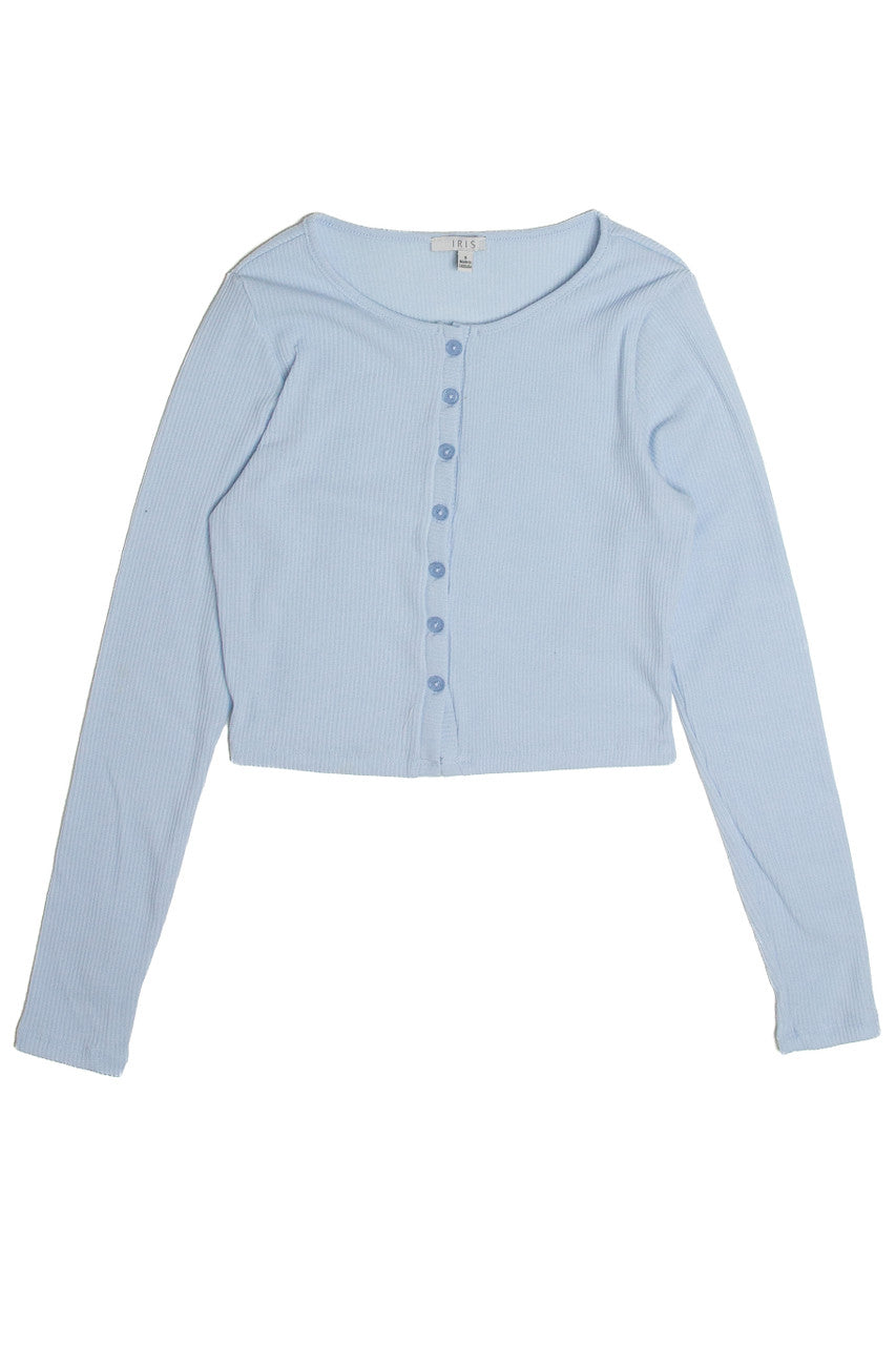 Baby Blue Spring Mini Cardigan