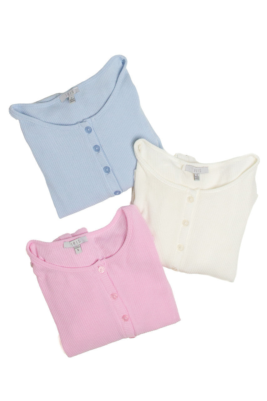 Baby Pink Spring Mini Cardigan