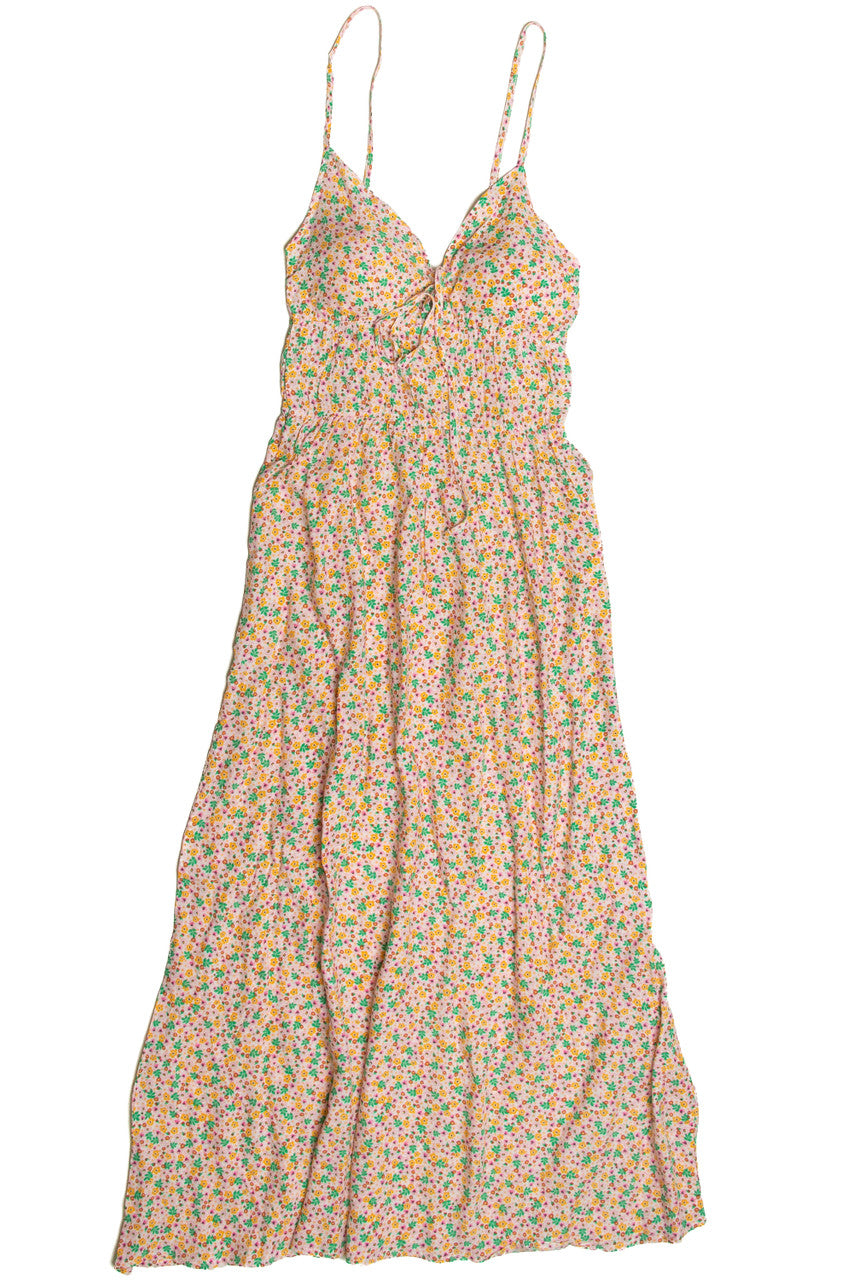 Padded Cup Ditsy Floral Maxi Dress