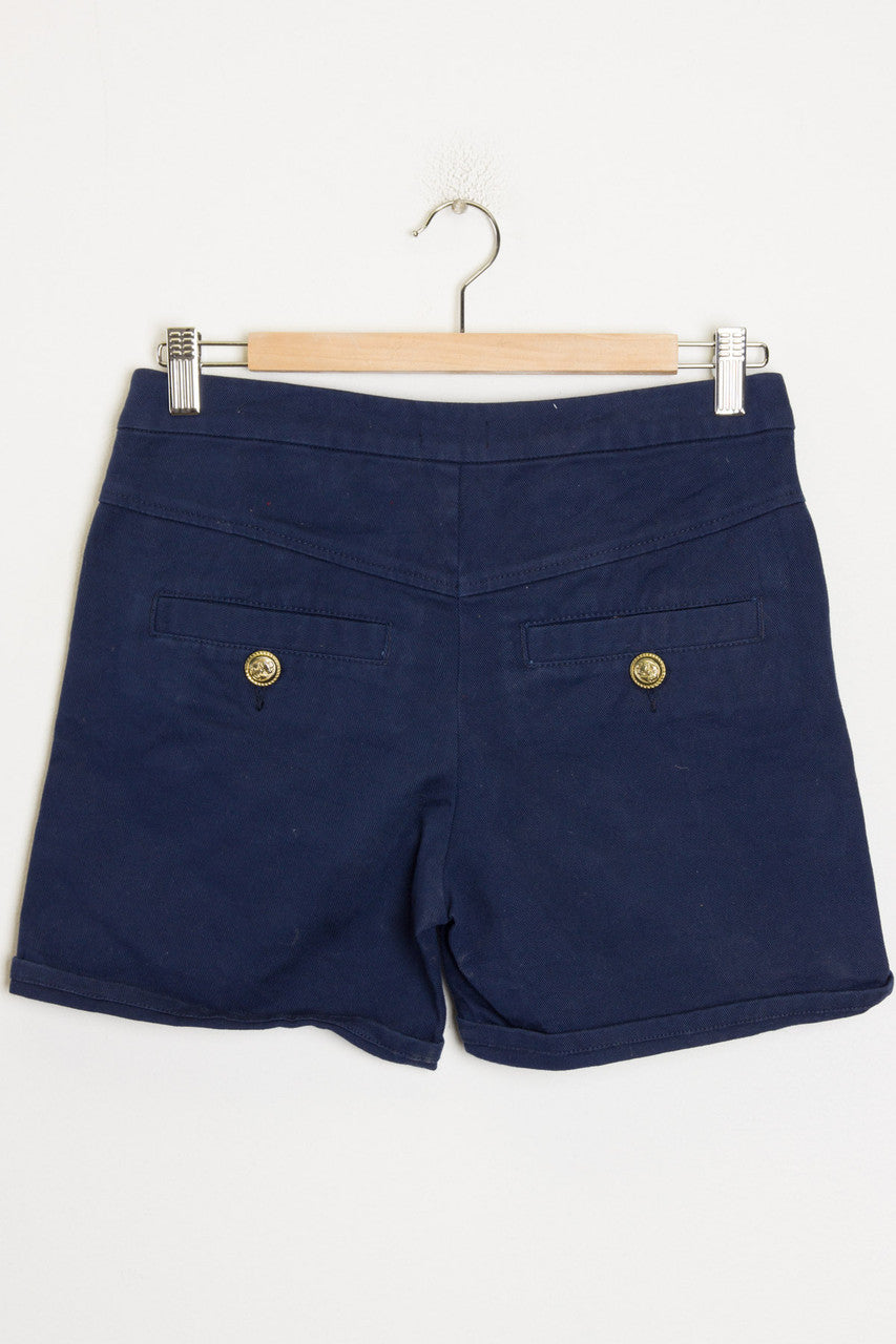 Navy Nautical Shorts