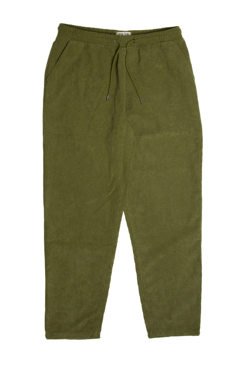 Olive Corduroy Beach Pants