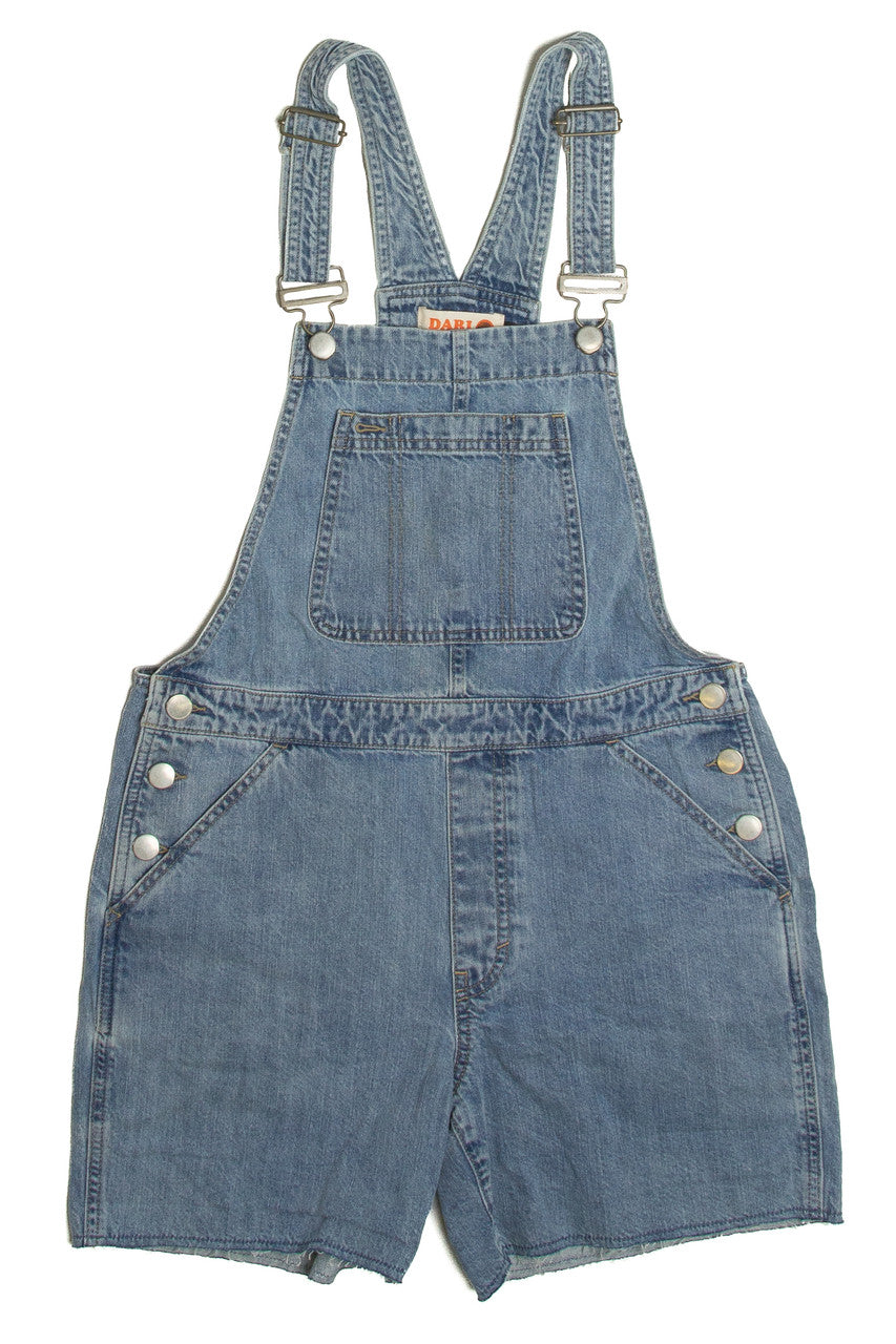 Denim Short Overalls