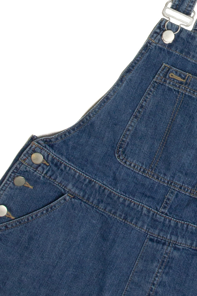 Denim Short Overalls
