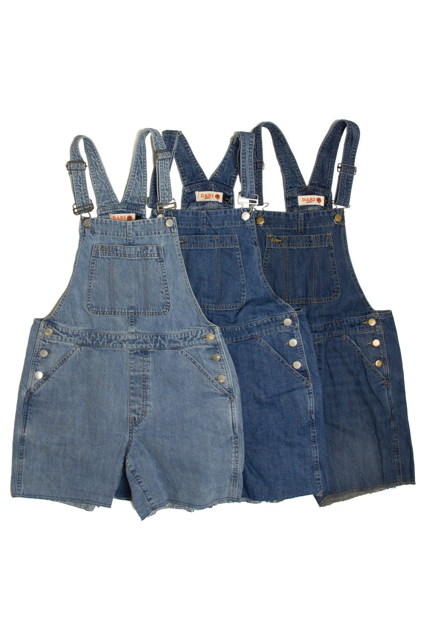 Denim Short Overalls