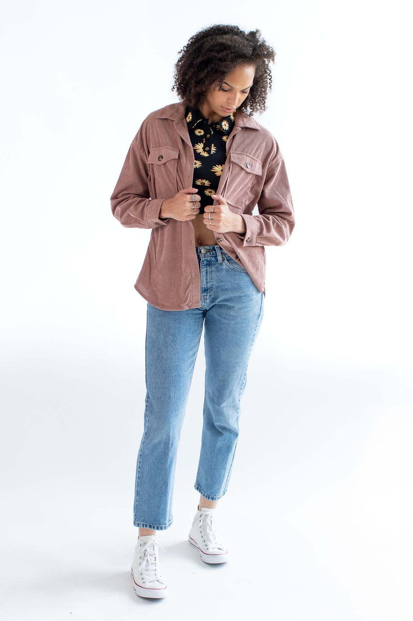 Oversized Corduroy Shirt