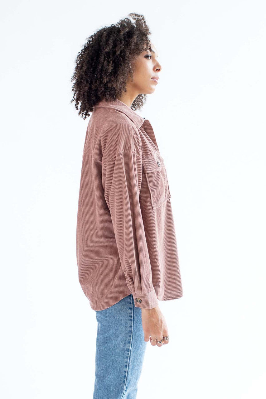 Oversized Corduroy Shirt