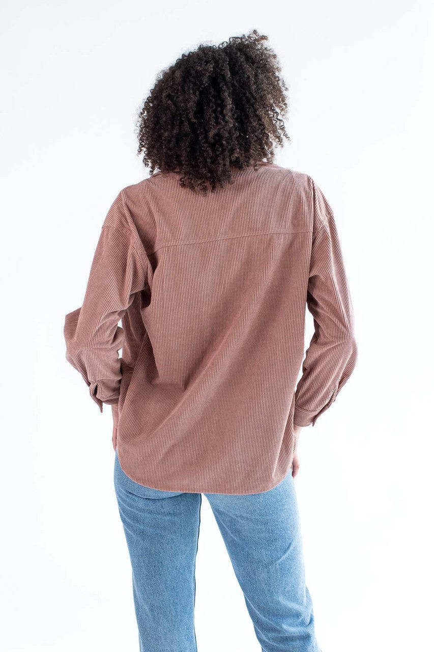 Oversized Corduroy Shirt