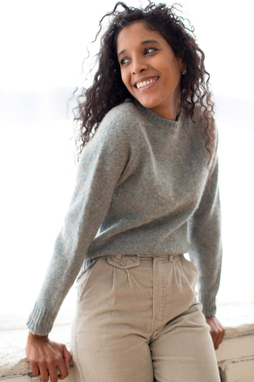 Pale Blue Wool Sweater