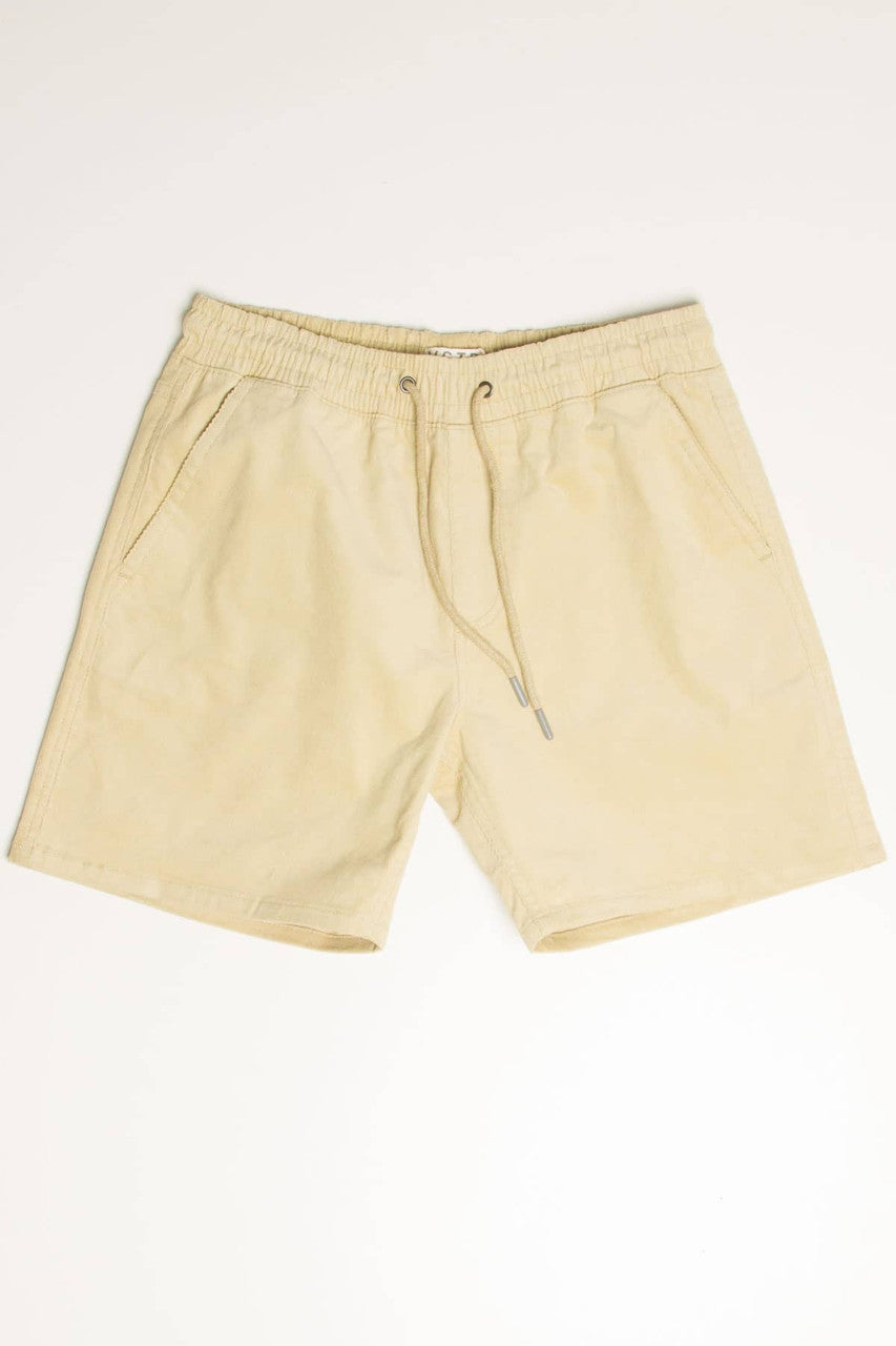 Pale Khaki Corduroy Shorts