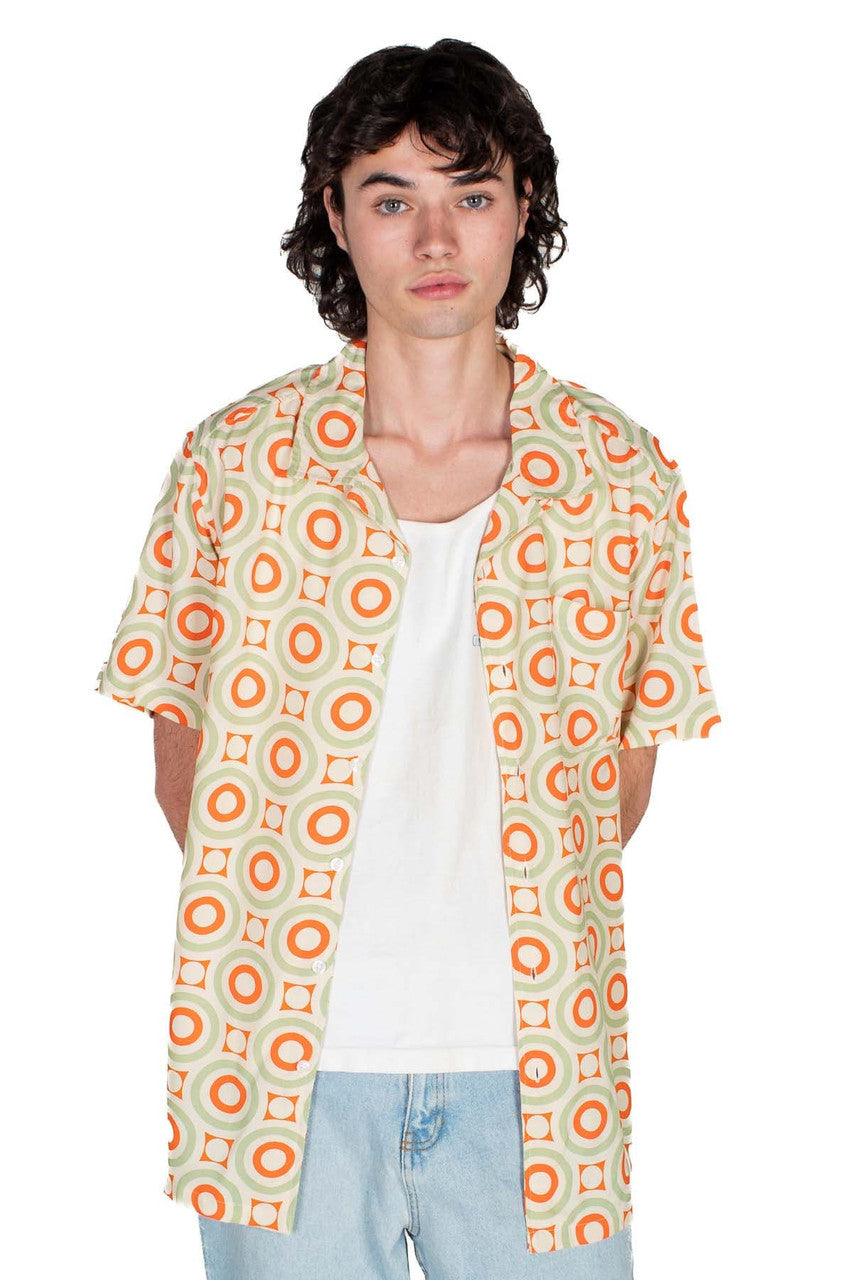 Parquet Floor Button Up Shirt