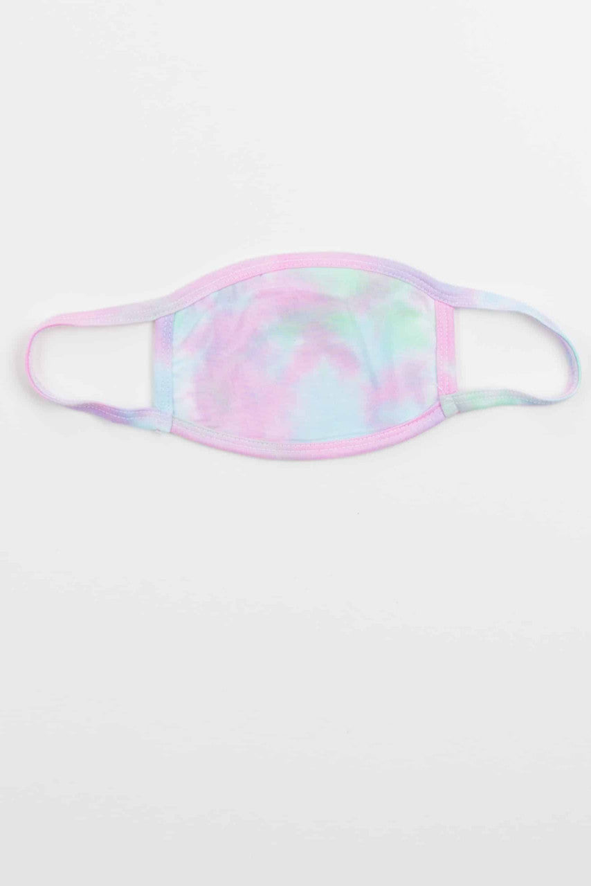 Pastel Tie Dye Face Mask