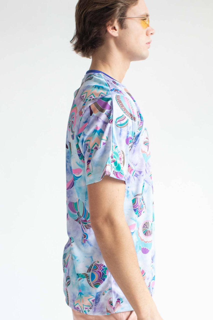 Pastel Mushrooms Tie Dye T-Shirt