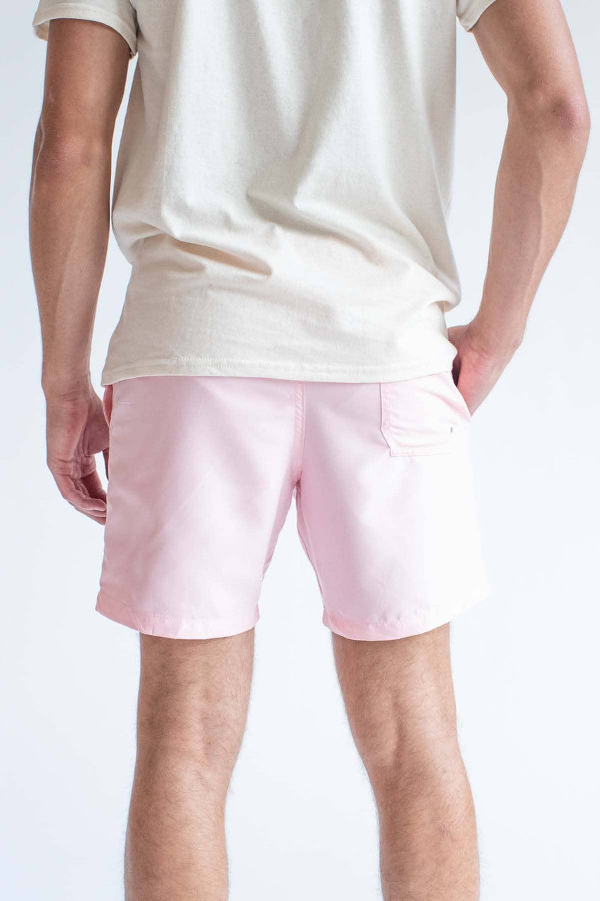 Pastel Pink Swim Shorts