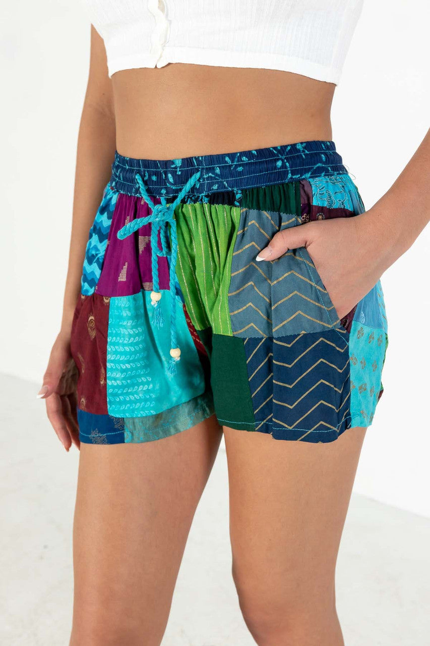 Patchwork Shorts
