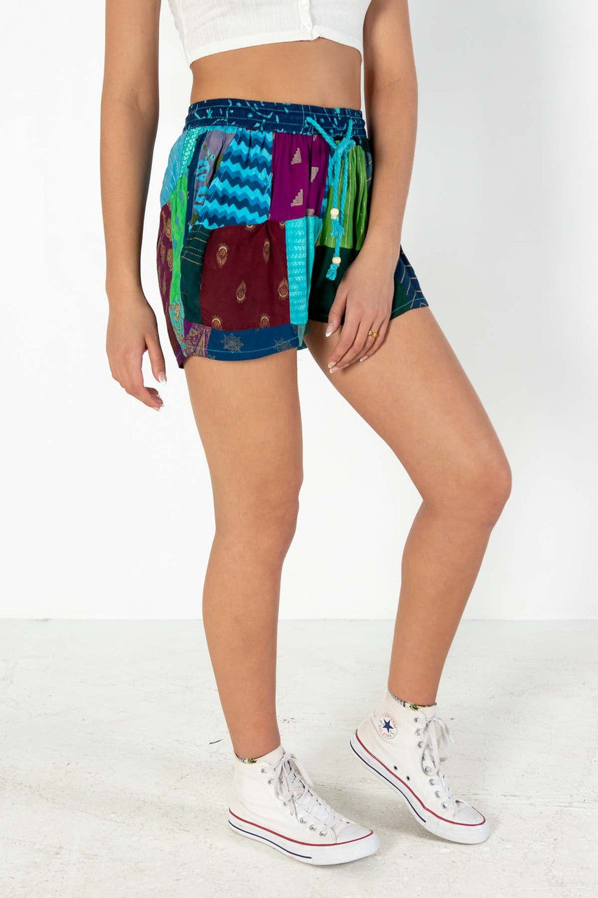 Patchwork Shorts