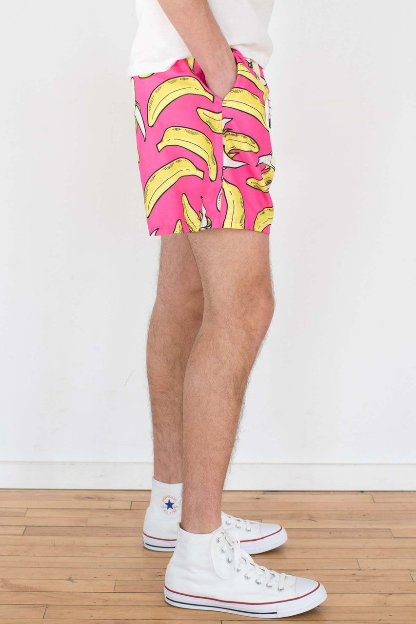 Pink Banana Swim Shorts