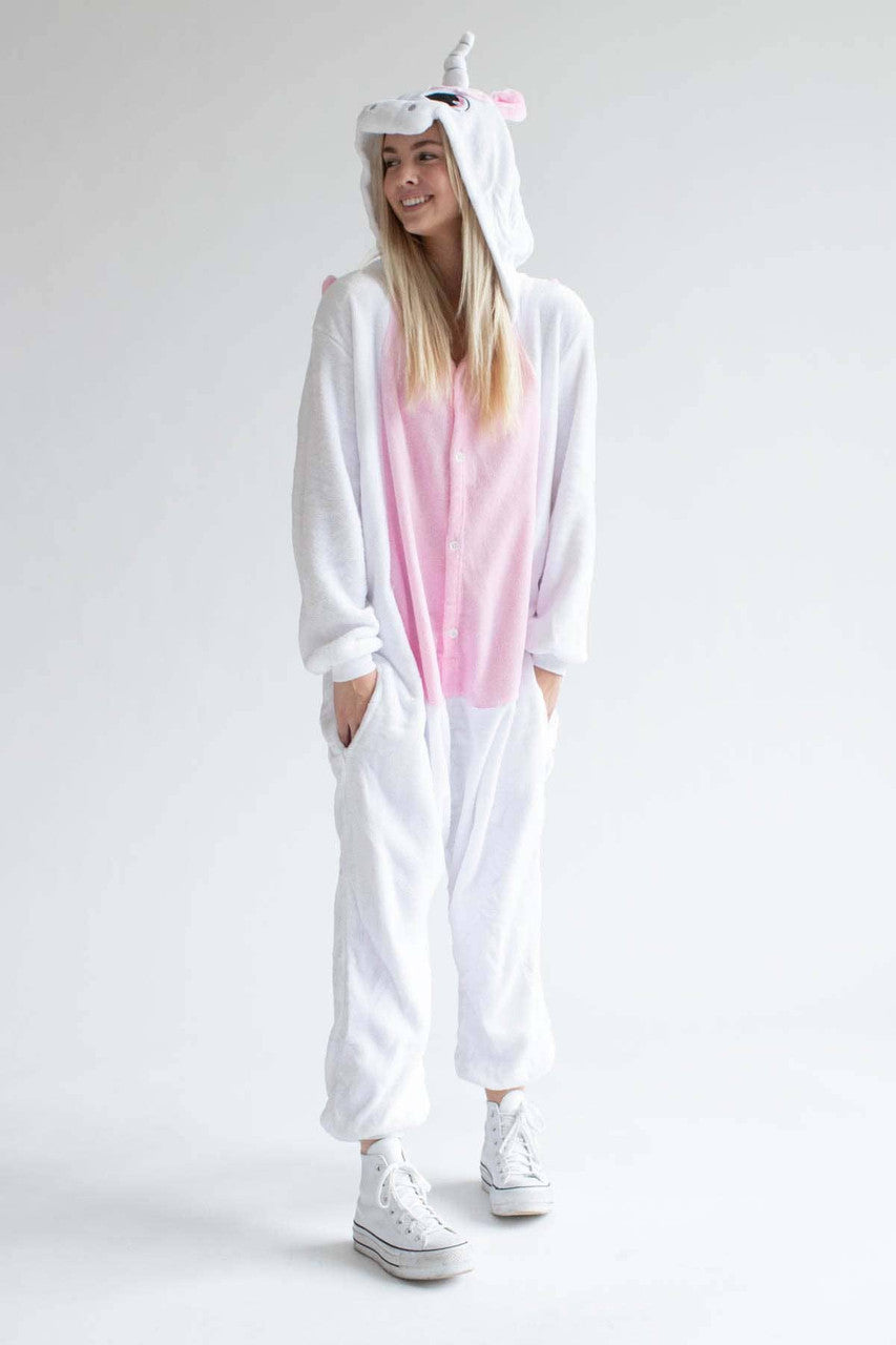 Pink Unicorn Onesie Pajamas 1