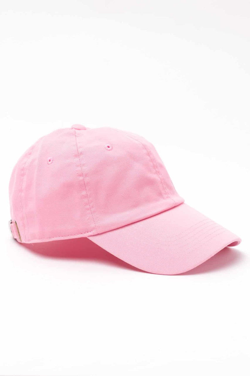 Solid Pink Dad Hat
