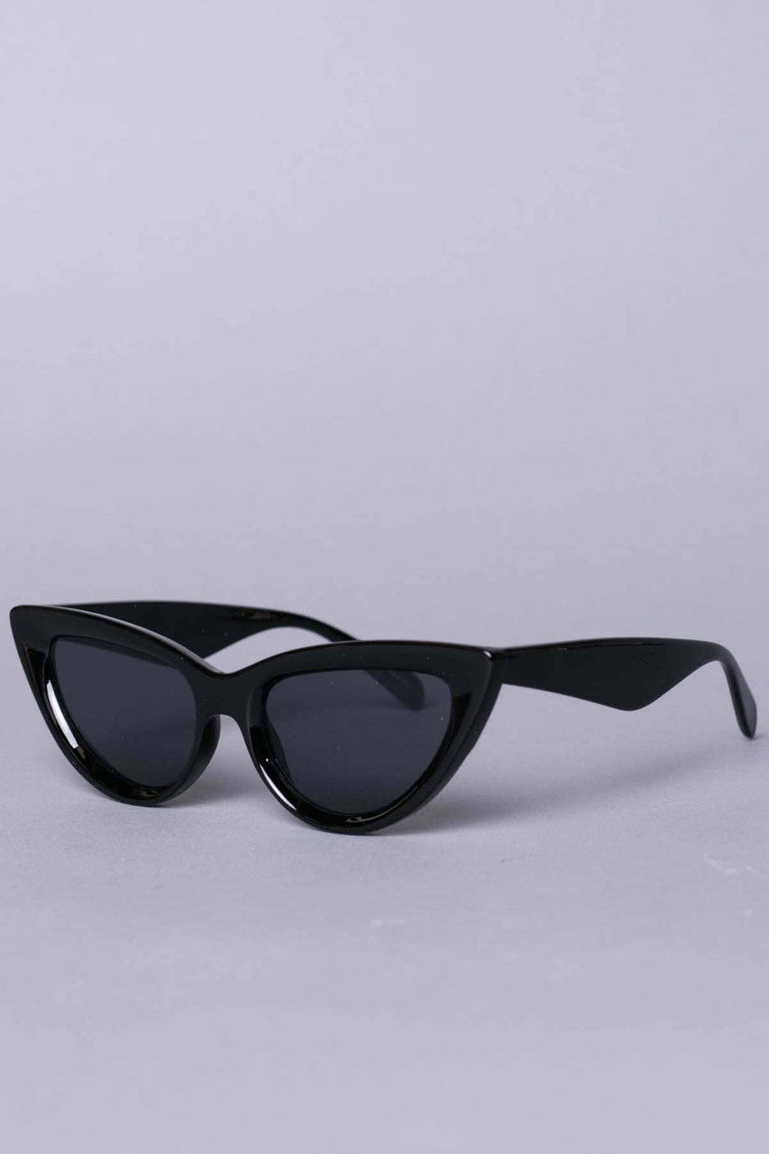 Plastic Frame Cat Eye Sunglasses