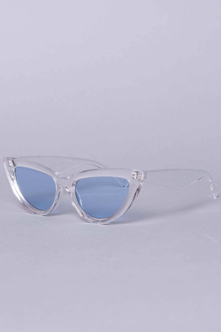 Plastic Frame Cat Eye Sunglasses
