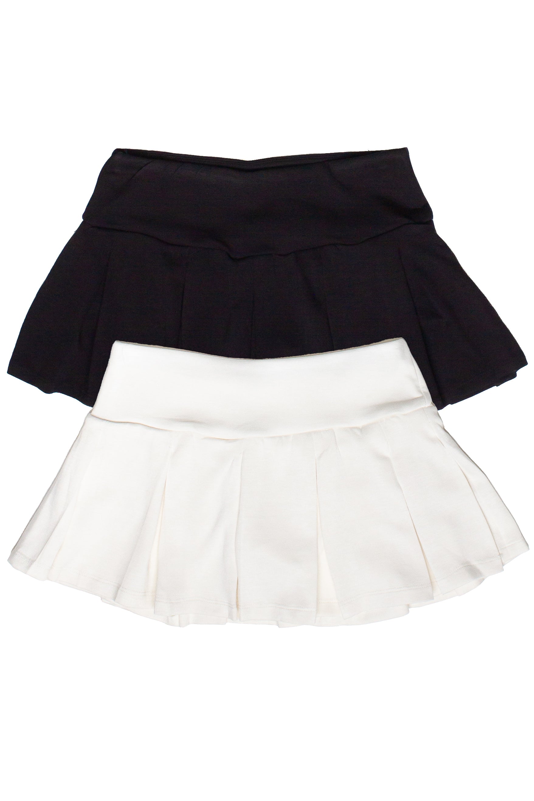 Pleated Mini Skorts