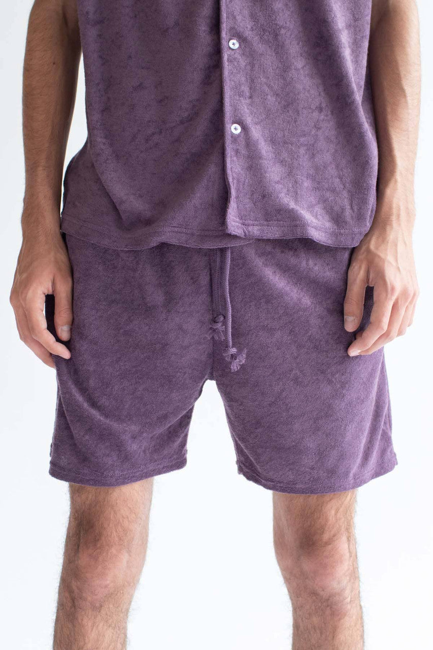 Plum Terry Shorts