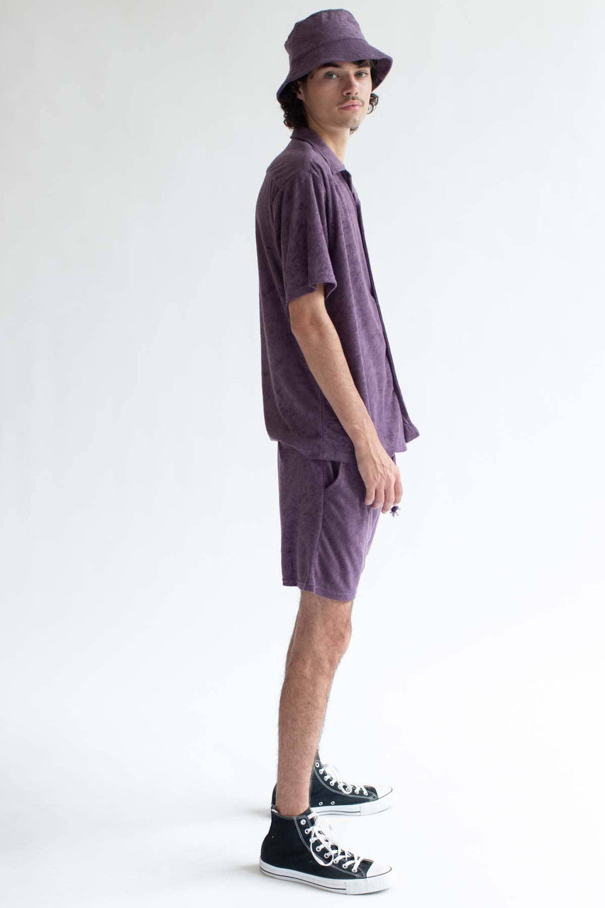 Plum Terry Shorts