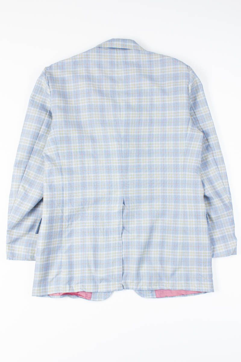 Blue Plaid Vintage Blazer