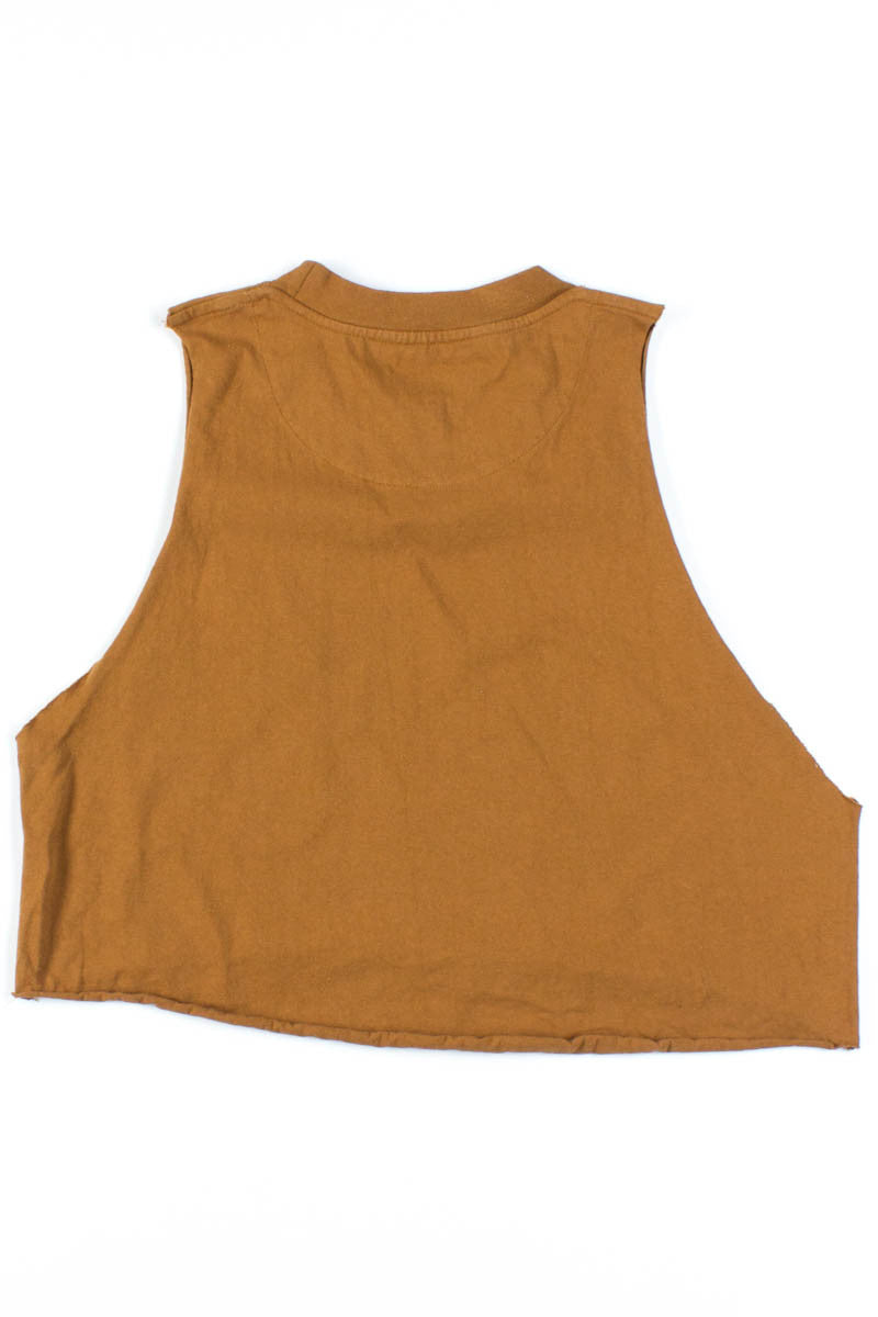 Brown Cutoff Tee