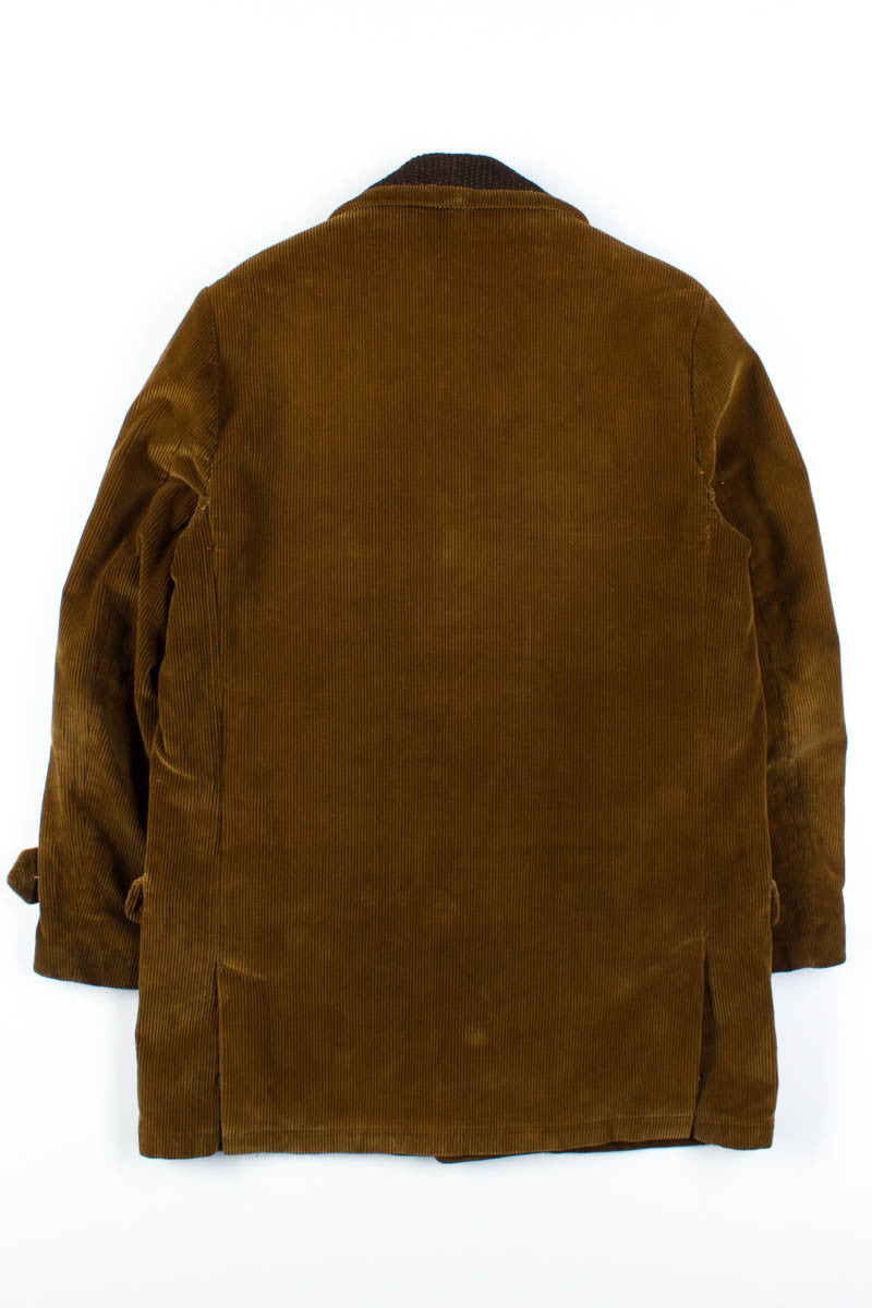 Brown Acrilan Corduroy Coat