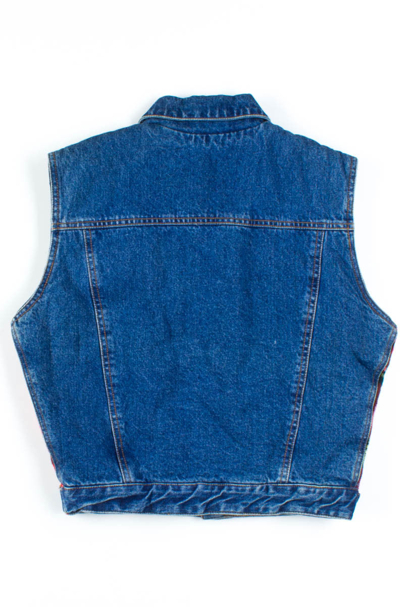 Wool Flannel Denim Vest