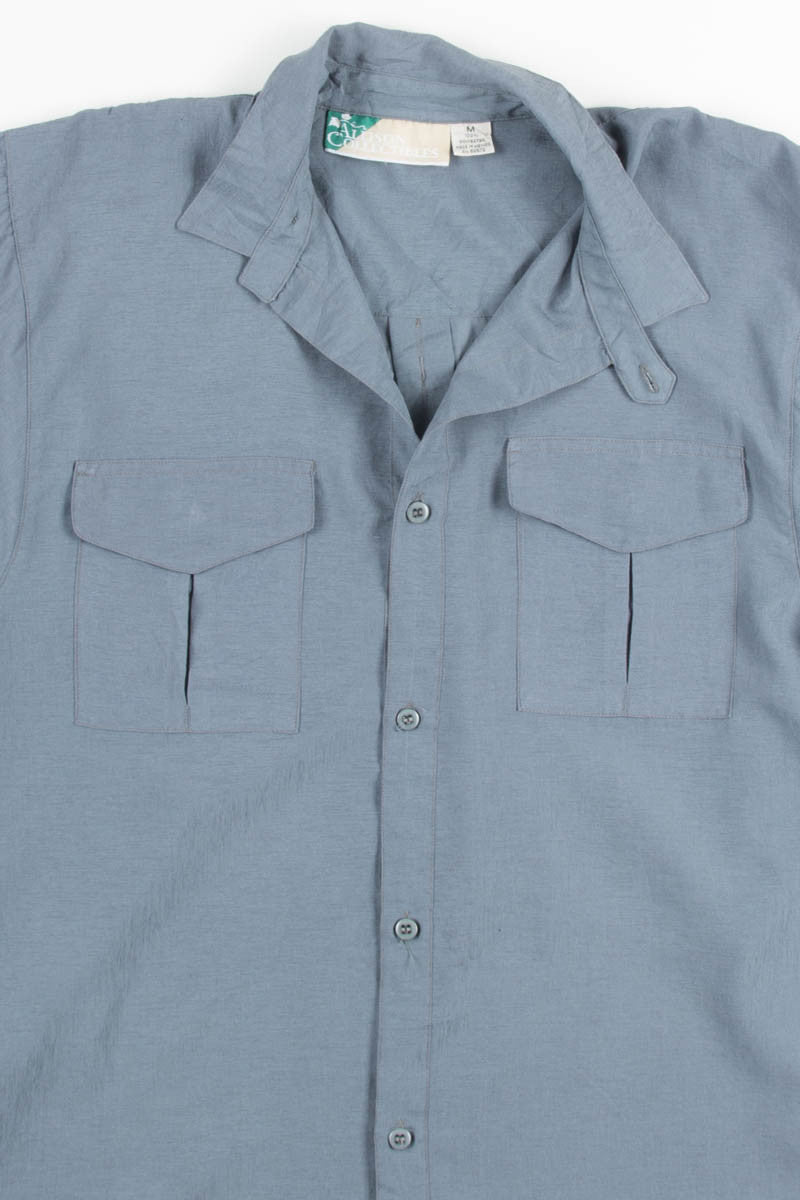 Lightweight Grey Button Up