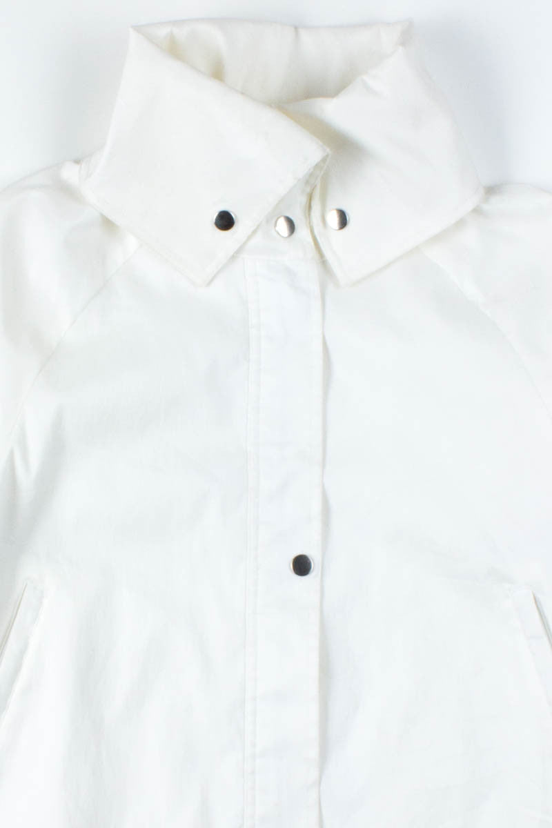 White Cropped Samuel Dong Jacket