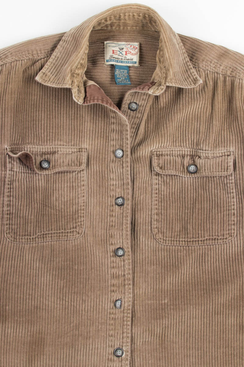 Brown Corduroy Shirt