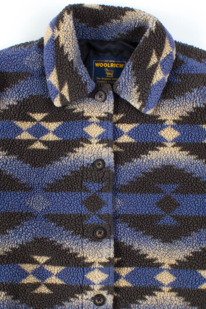 Blue Woolrich Fleece Jacket