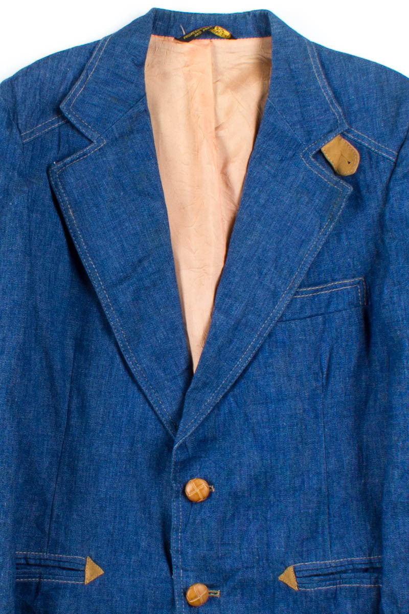 Blue Denim Blazer 1