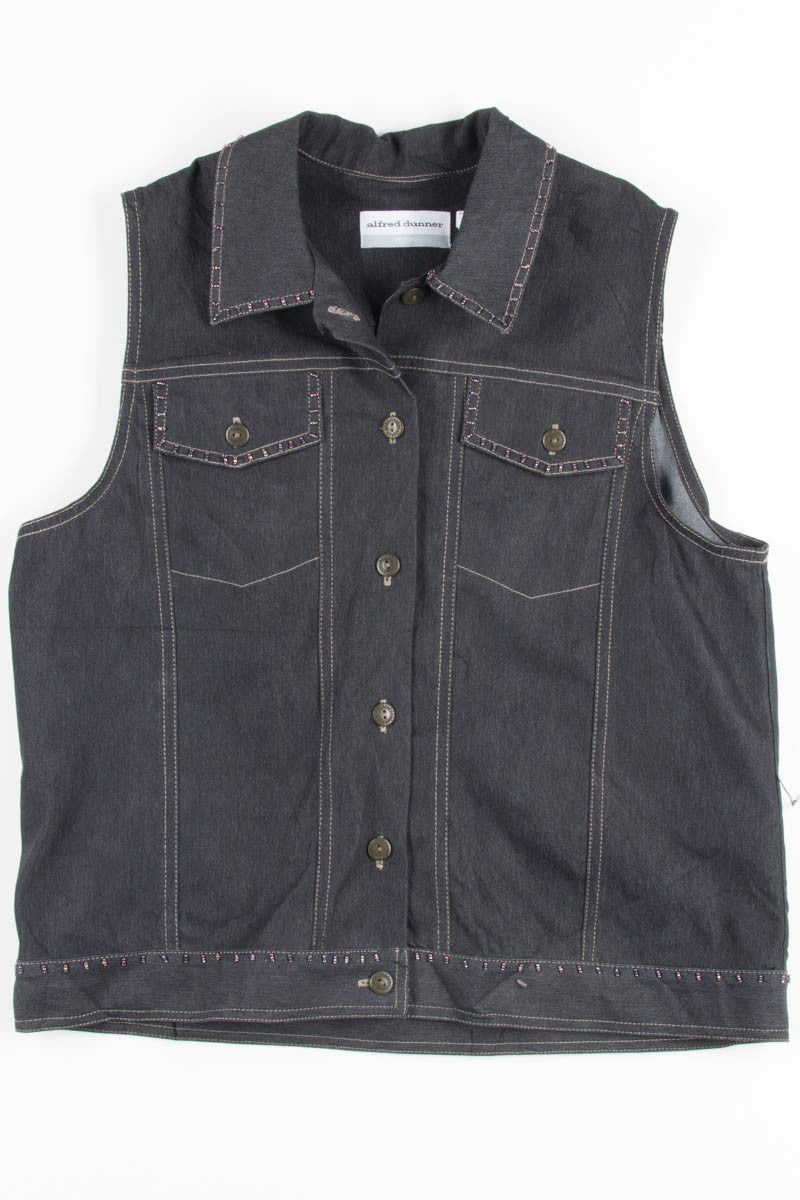 Embroidered Back Vest