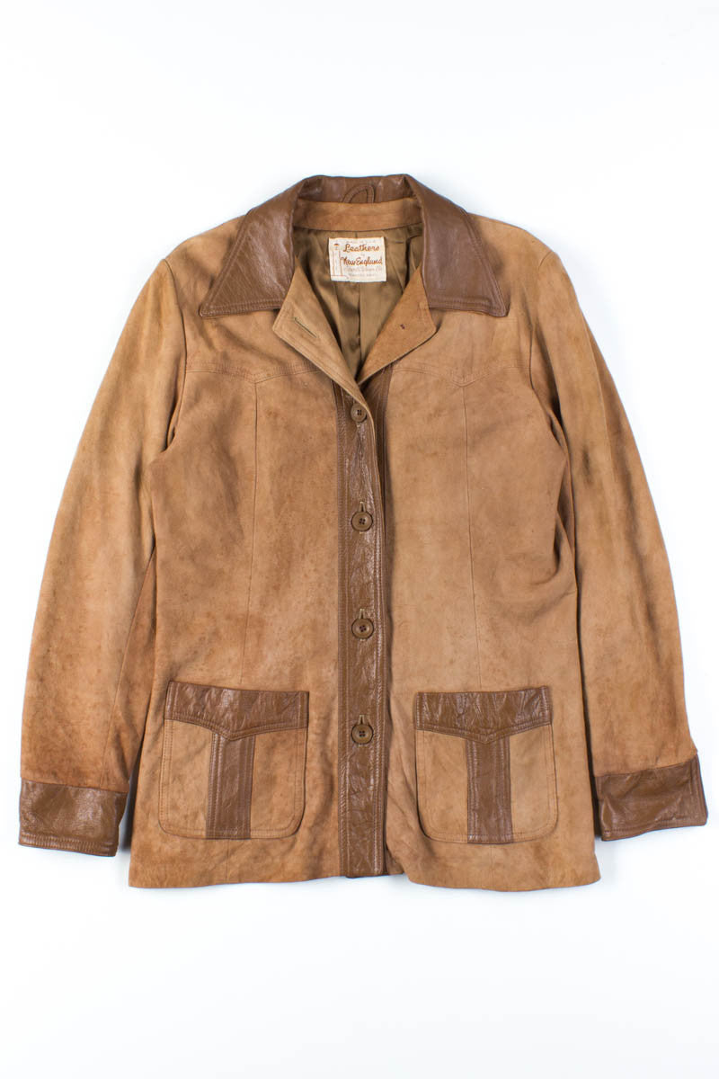 70s Brown Suede Jacket