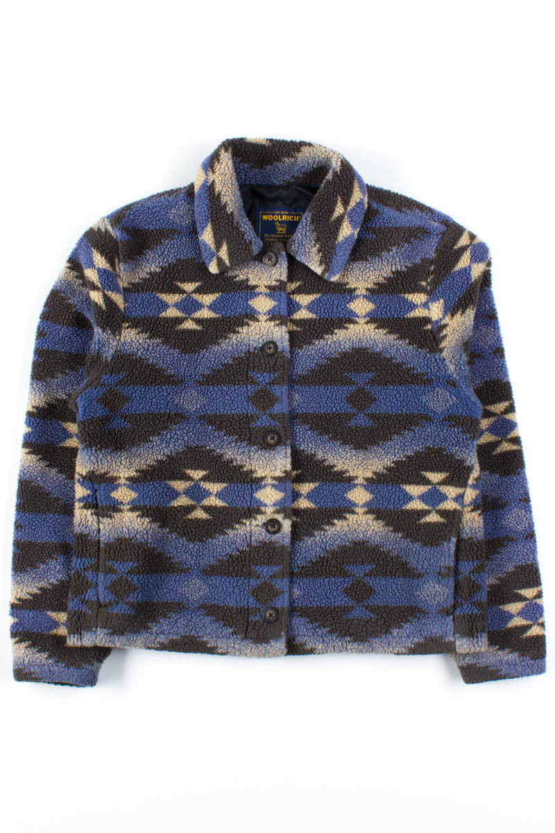 Blue Woolrich Fleece Jacket
