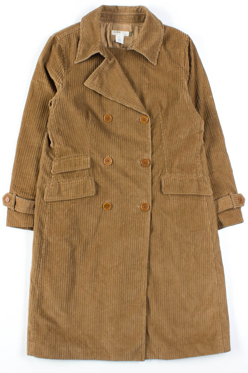 Tan Corduroy Peacoat