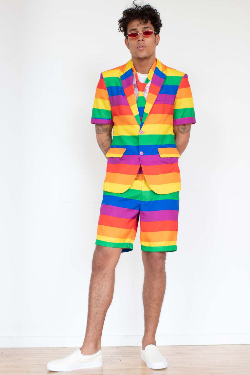 Pride Rainbow Summer Suit
