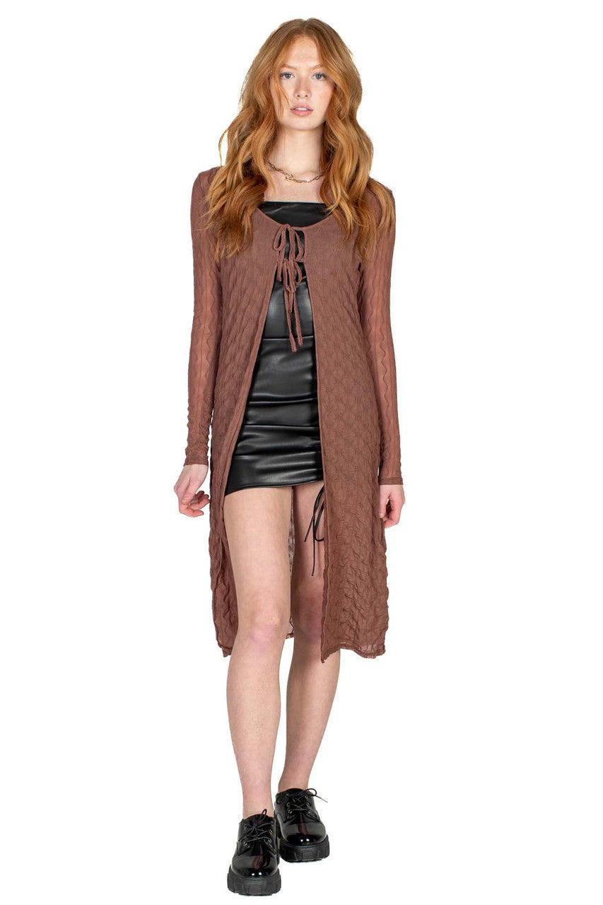 Pucker Mesh Duster