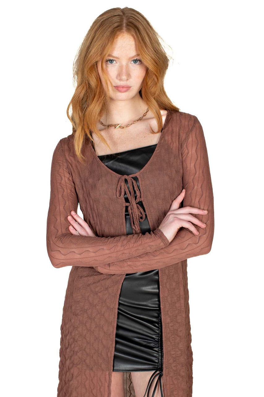 Pucker Mesh Duster