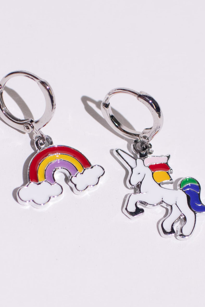 Rainbow Unicorn Earrings