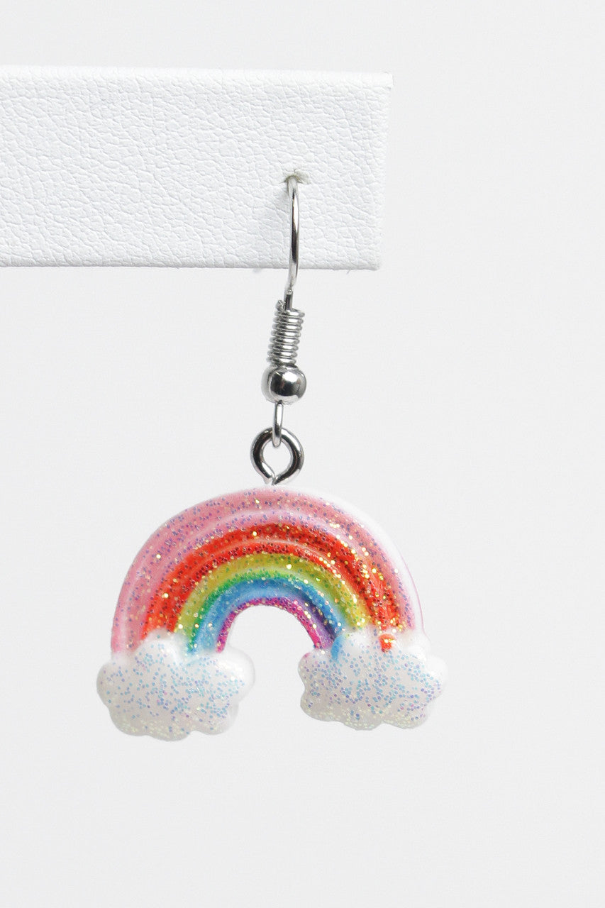 Glitter Rainbow Earrings