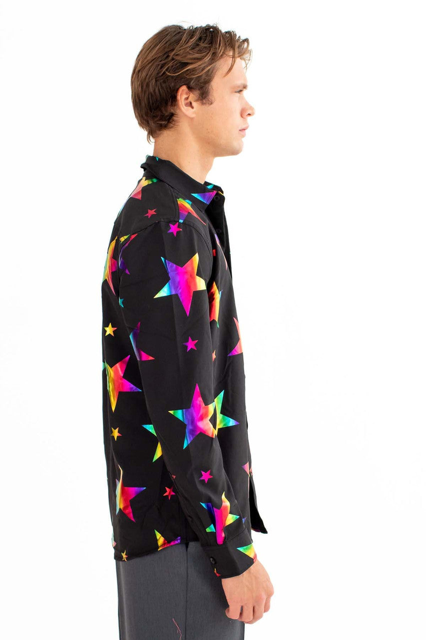 Rainbow Foil Star Shirt